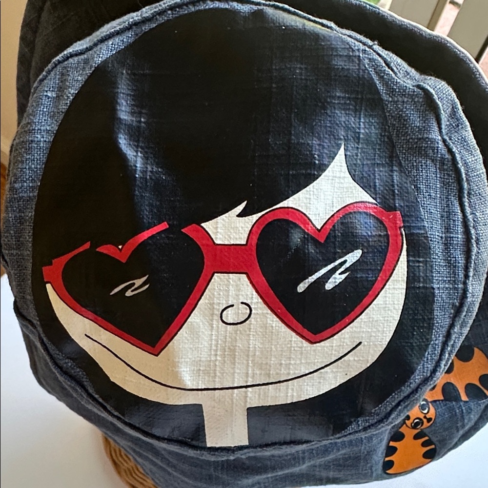 Marc By Marc Jacobs Charcoal Hat with Heart Sunglasses Design